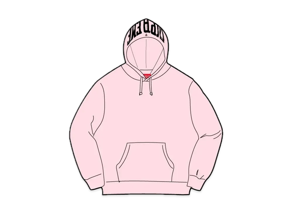 Supreme Warm Up Hooded Sweatshirt "Light Pink"