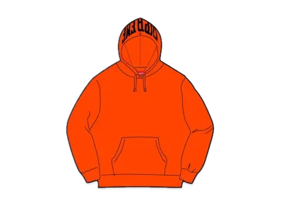 Supreme Warm Up Hooded Sweatshirt "Bright Orange"
