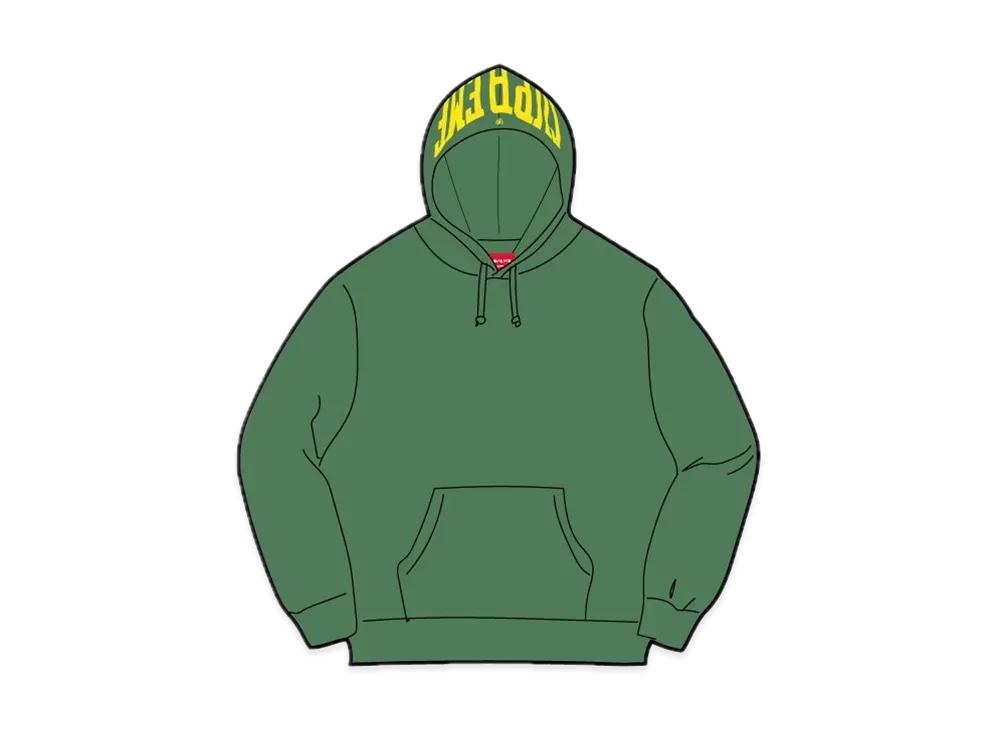 Supreme Warm Up Hooded Sweatshirt "Dusty Green"