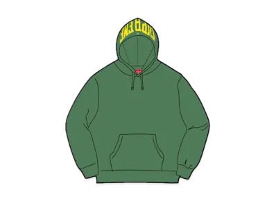 Supreme Warm Up Hooded Sweatshirt "Dusty Green"