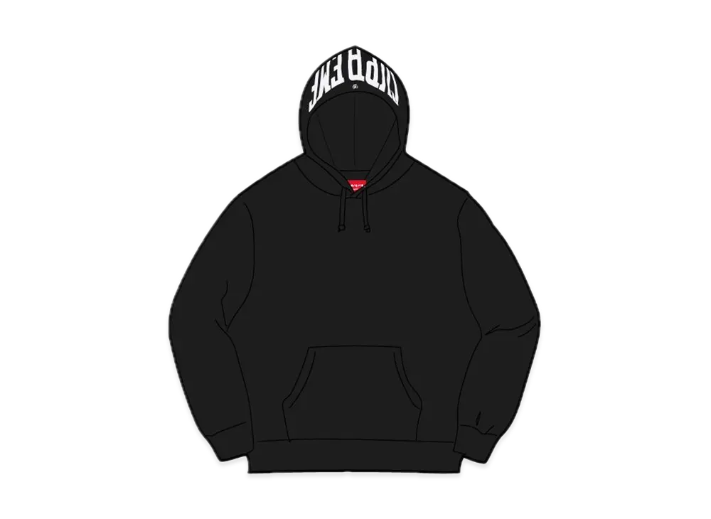 Supreme Warm Up Hooded Sweatshirt "Black"