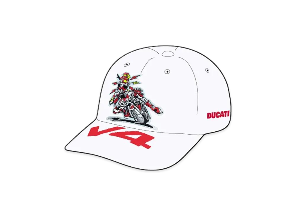 Supreme x Ducati 6-Panel "Grey"