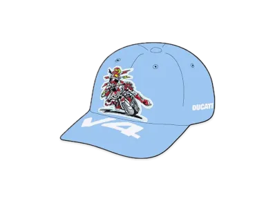 Supreme x Ducati 6-Panel "Blue"