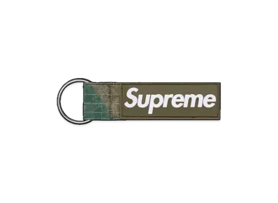 Supreme Ripstop Keychain "Woodland Camo"