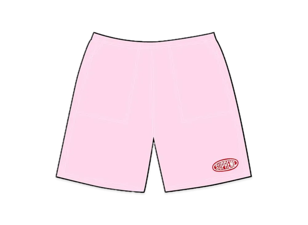 Supreme Nylon Painter Short "Pale Pink" (24SS)