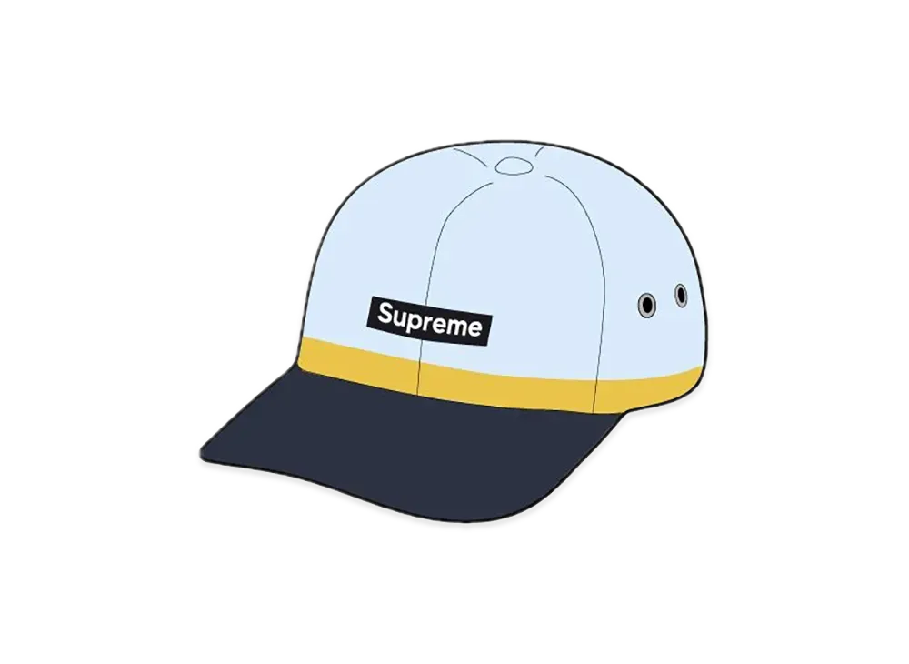 Supreme Crown Band Nylon 6-Panel "Light Blue"