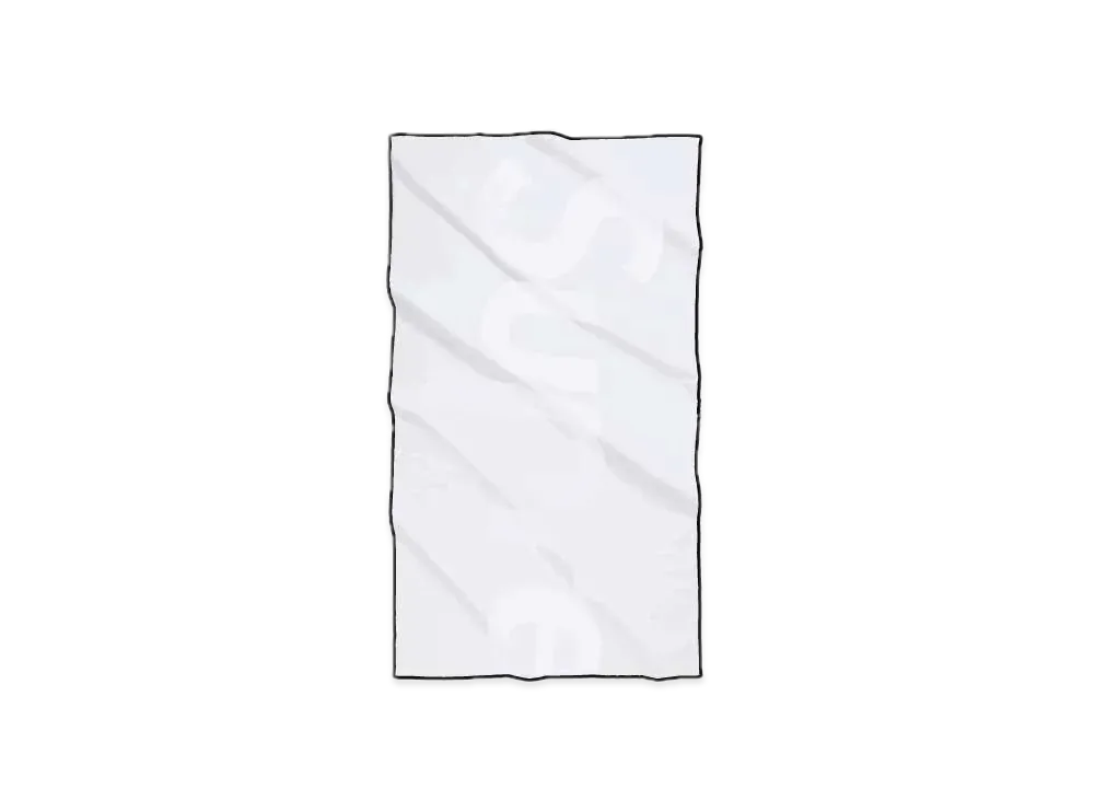Supreme Tonal Logo Towel "White"