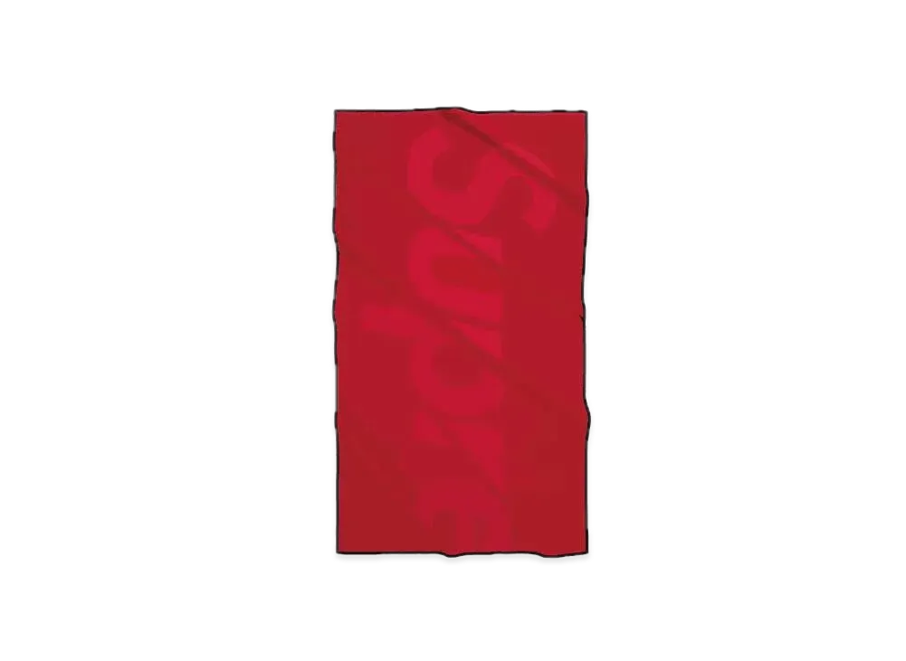 Supreme Tonal Logo Towel "Red"