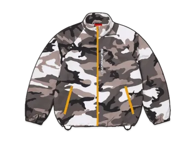 Supreme Contrast Zip Track Jacket "Snow Camo"
