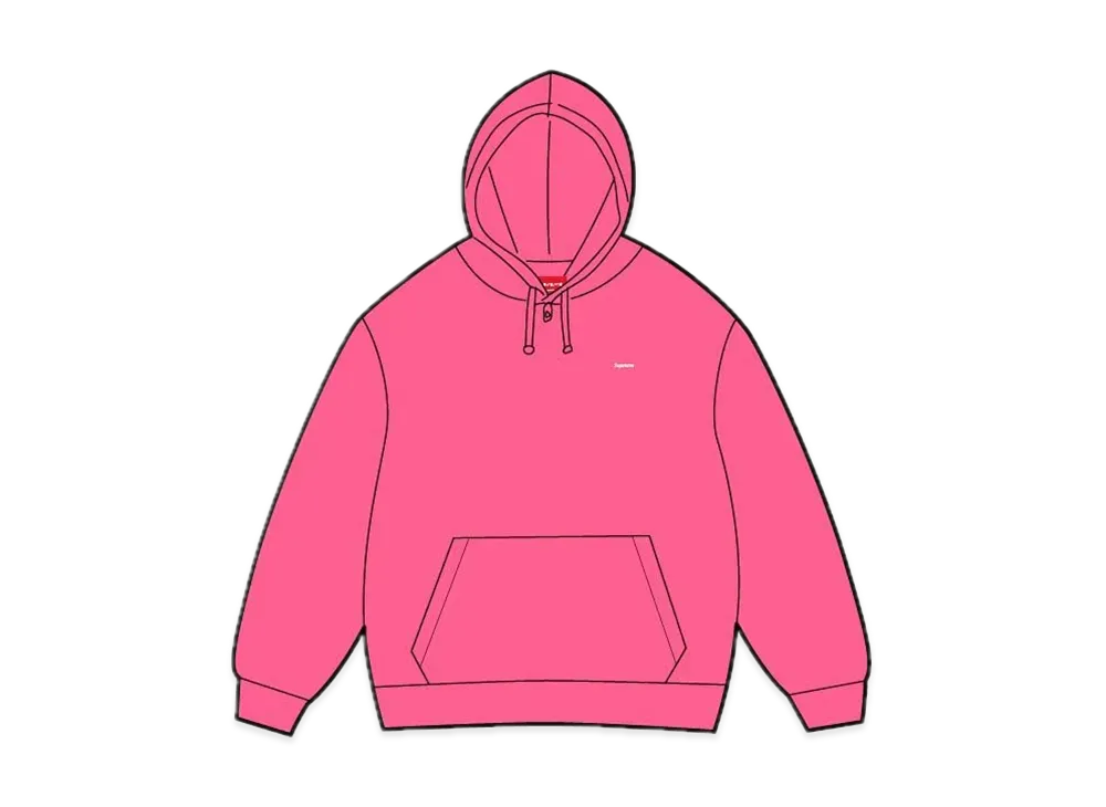 Supreme Small Box Hooded Sweatshirt "Pink"