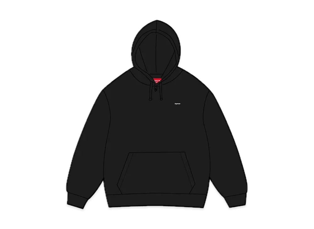 Supreme Small Box Hooded Sweatshirt "Black"