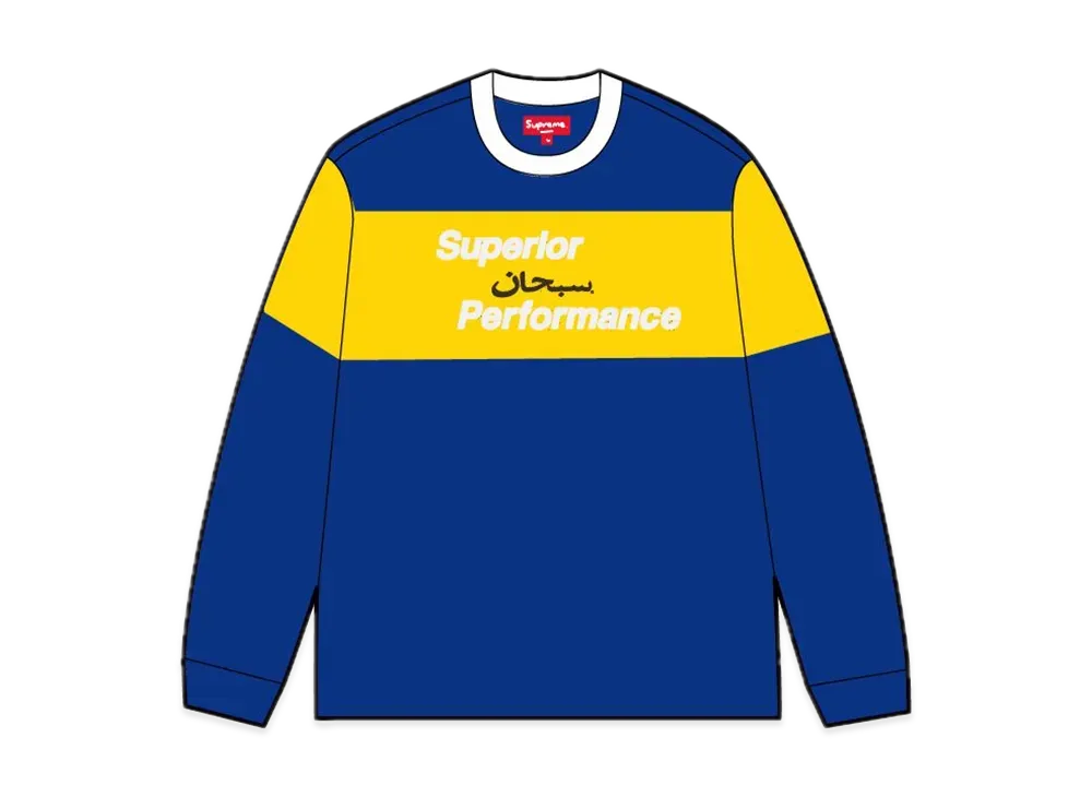 Supreme Arabic Mesh L/S Top "Royal"