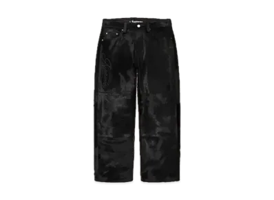 Supreme Ponyhair Loose Fit 5-Pocket Jean "Black"