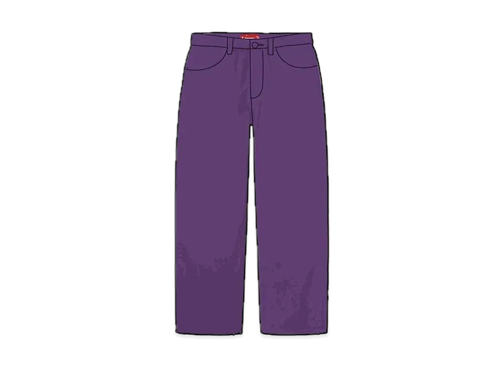 Supreme Baggy Jean "Purple" (25SS)