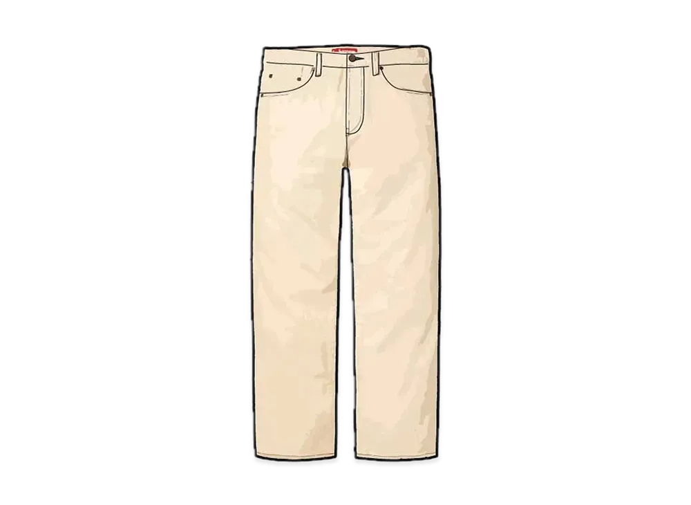 Supreme Regular Jean "Bleached" (25SS)
