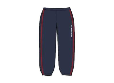 Supreme Contrast Zip Warm Up Pant "Navy"
