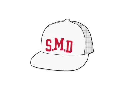 Supreme SMD Mesh Back 5-Panel "White"