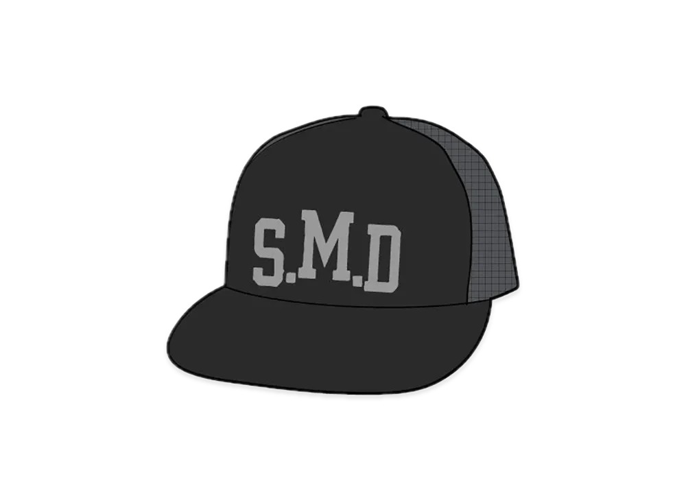 Supreme SMD Mesh Back 5-Panel "Black"