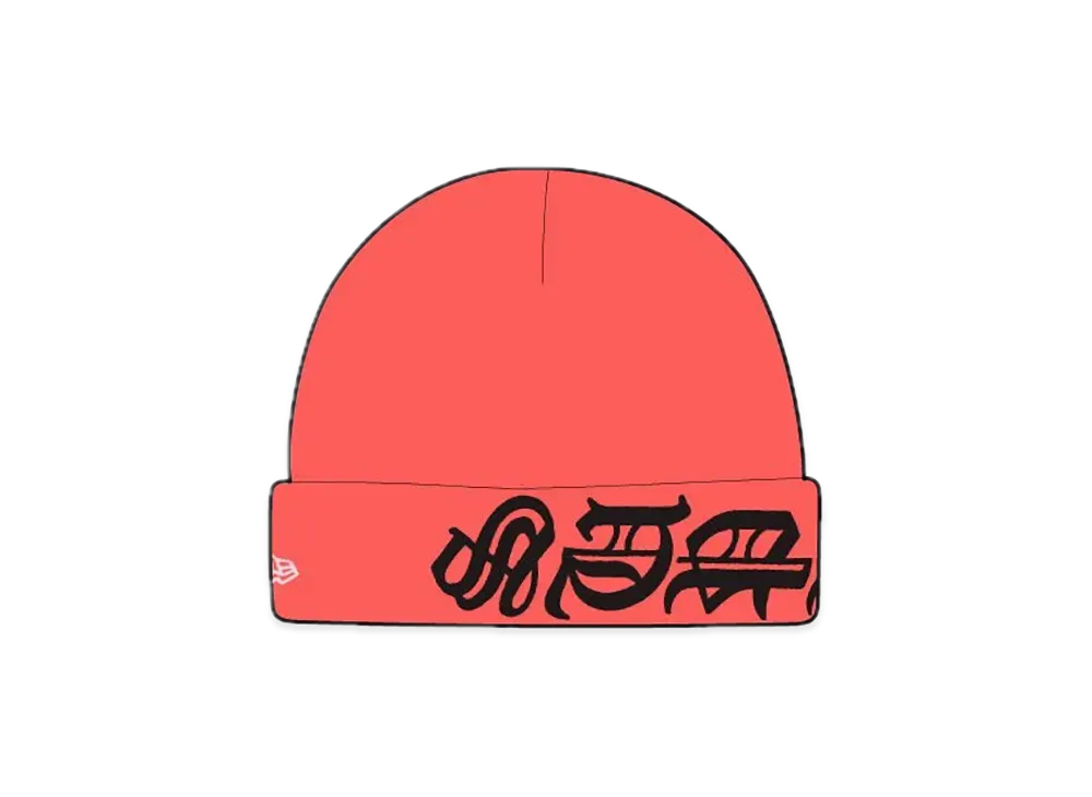 Supreme New Era Blackletter Beanie "Watermelon"