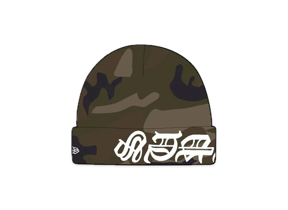 Supreme New Era Blackletter Beanie "Camo"