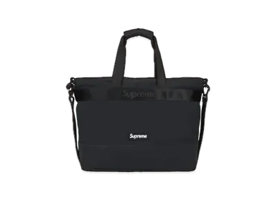 未使用級 シュプリーム 25SS パッファートートバッグ ブラック ナイロン Supreme 25SS Tote Bag