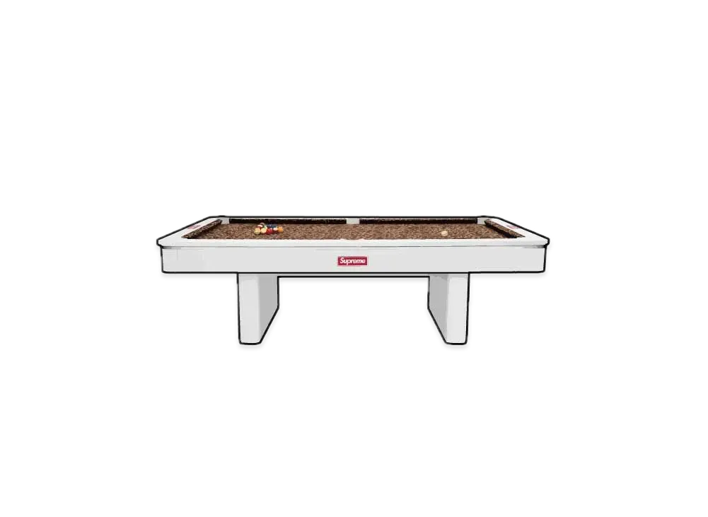 Supreme x Golden West Pool Table "White"