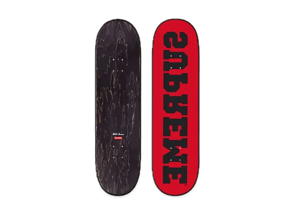 Supreme Reverse Skateboard "Red"