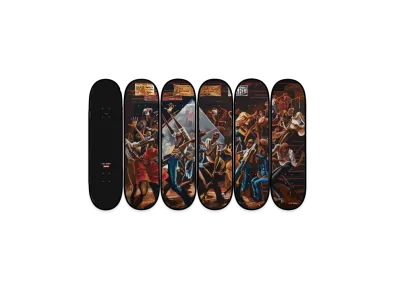 Supreme x Ernie Barnes Skateboard (Set of 5) "Multi"