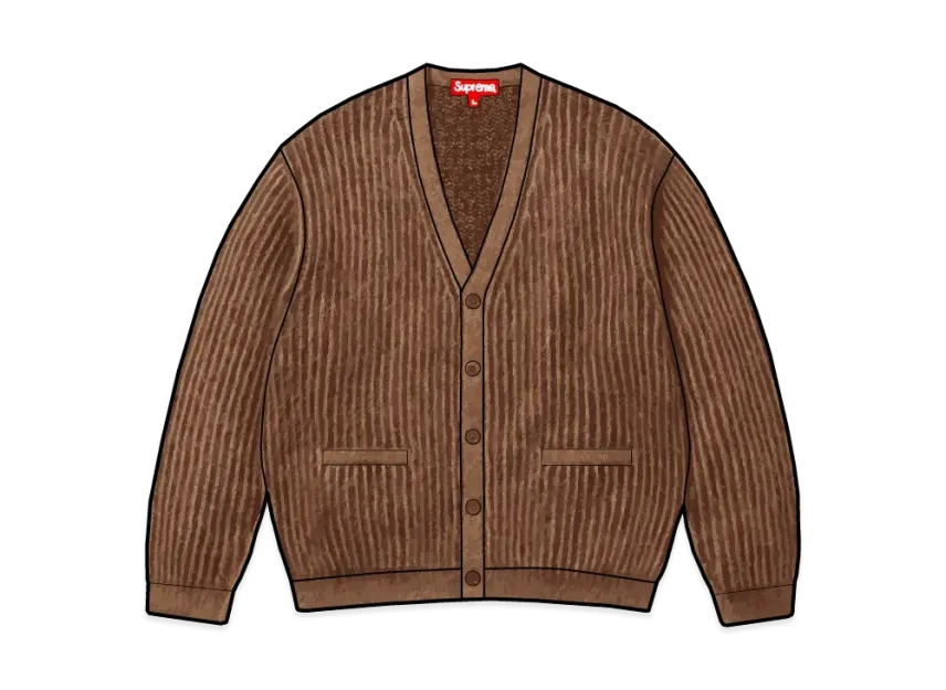 Supreme 2-Tone Mohair Cardigan S Supreme 2-Tone Mohair Cardigan S
