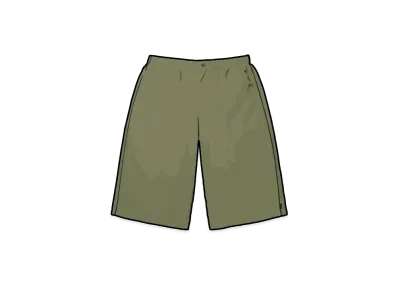 Supreme Long Nylon Short "Olive"