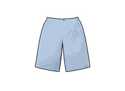 Supreme Long Nylon Short "Light Blue"