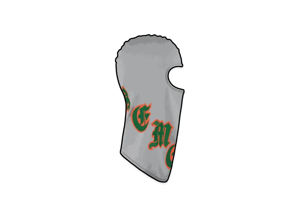Supreme Old English Lightweight Balaclava "Grey"