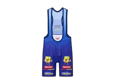 Supreme x SpongeBob SquarePants Castelli Cycling Bib "Blue"
