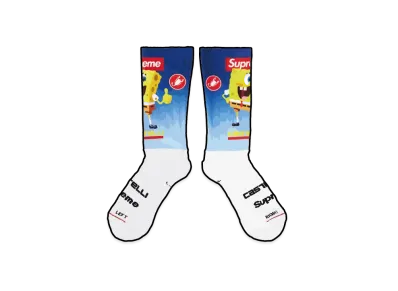 Supreme x SpongeBob SquarePants Castelli Cycling Sock (1 Pack) "White"