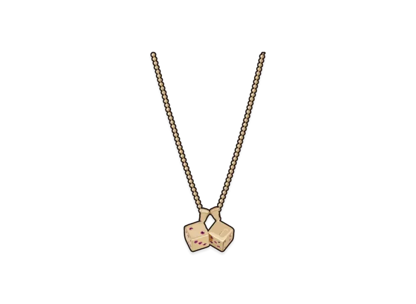 Supreme x Jacob&Co Dice 14K Gold Pendant Supreme x Jacob&Co Dice 14K Gold Pendant