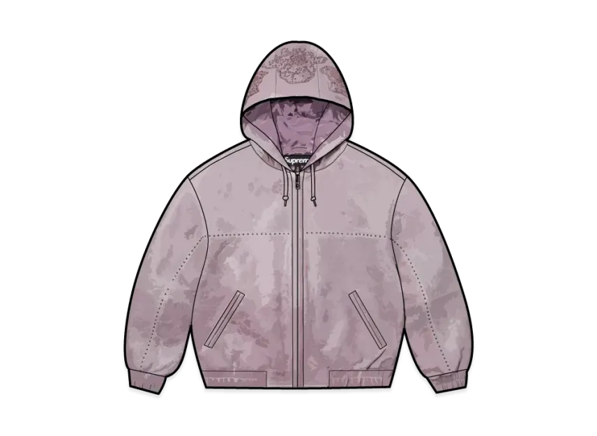 Supreme Studded Hooded Leather Jacket Supreme Studded Hooded Leather Jacket