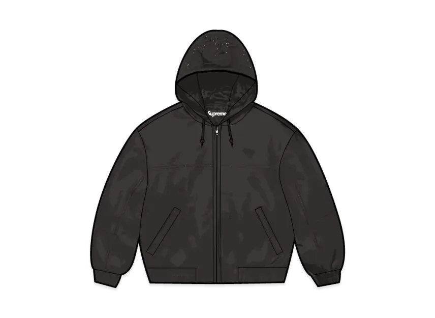 Supreme Studded Hooded Leather Jacket Supreme Studded Hooded Leather Jacket
