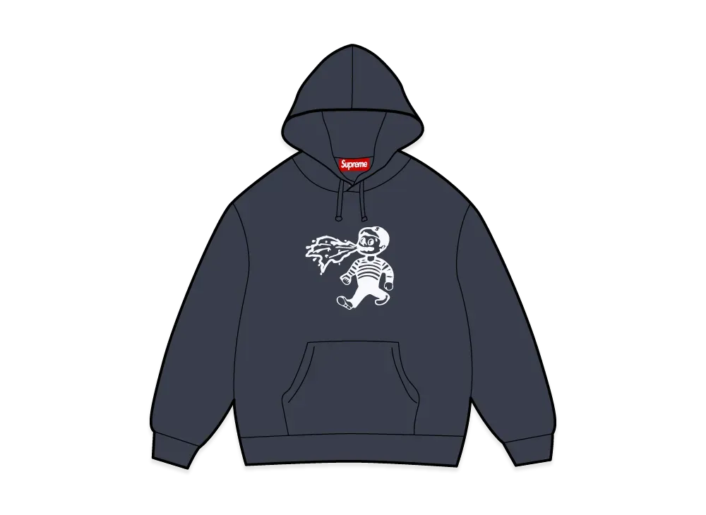 Supreme x Homerun Hooded Sweatshirt "Navy"