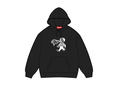Supreme x Homerun Hooded Sweatshirt "Black"