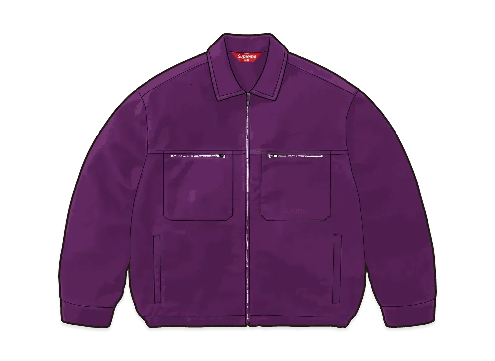 Supreme Moleskin Work Jacket "Purple"