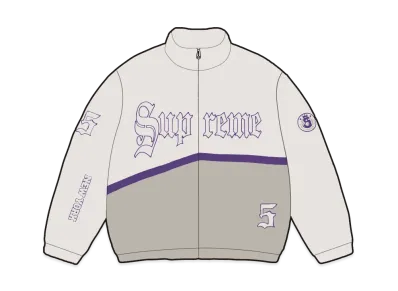 Supreme Old English Track Jacket Supreme Old English Track Jacket