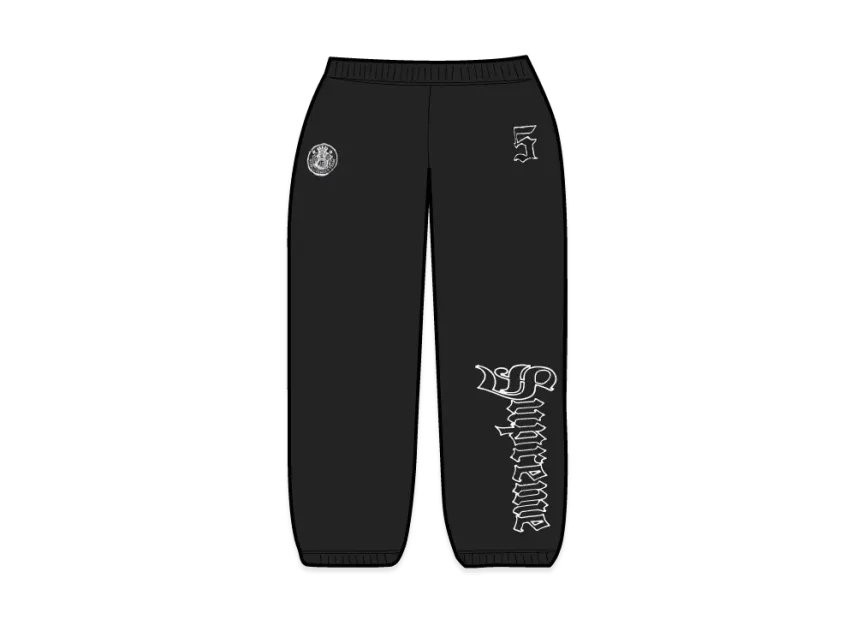 Supreme Old English Track Pant Supreme Old English Track Pant