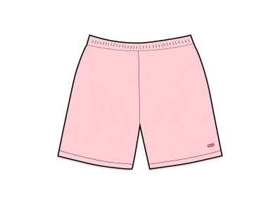 Supreme Small Box Baggy Mesh Short "Pink"