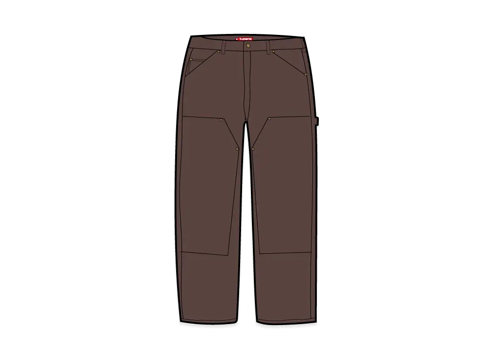 Worn Double Knee Painter Pant 30 ブラウン Supreme Worn Double Knee Painter Pant (SS25) - $318