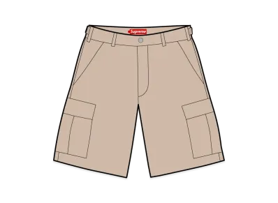 Supreme Cargo Short "Khaki"