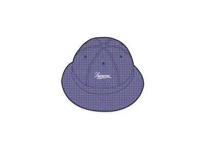 Supreme Cordura Plaid Bell Hat "Purple"