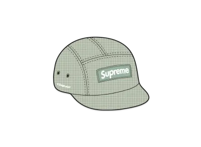 Supreme Cordura Plaid Camp Cap "Green"