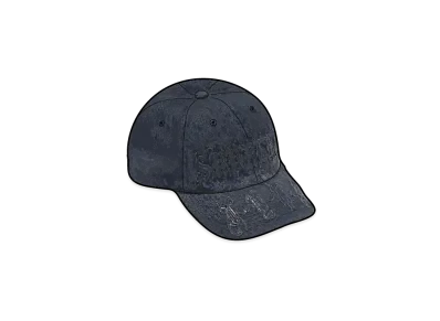 Supreme Leather Applique 6-Panel "Navy"