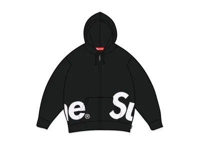 Supreme Big Logo Zip Up Hooded Sweatshirt Supreme Big Logo Zip Up Hooded Sweatshirt