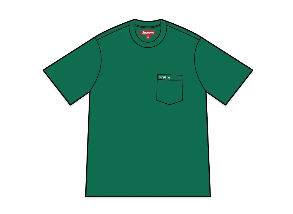 Supreme S/S Pocket Tee "Green"